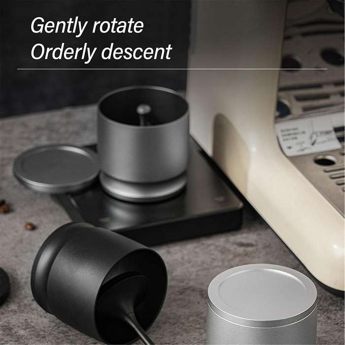58mm Coffee Dosing Rings Press, Aluminum Alloy Coffee Powder Picke Anti Flying Dust Powder Cup Coffe