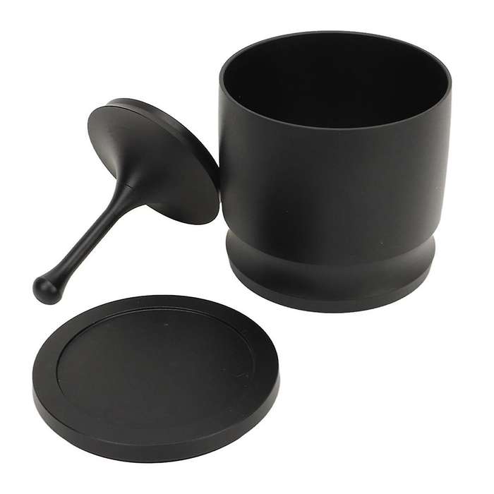 58mm Coffee Dosing Rings Press, Aluminum Alloy Coffee Powder Picke Anti Flying Dust Powder Cup Coffe