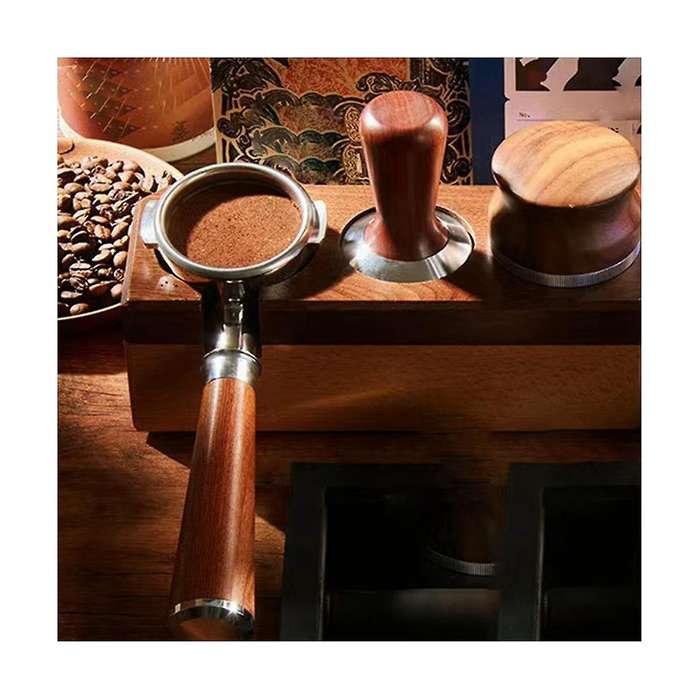 58mm Single Spout Split Coffee Portafilter Filter Holder for Expobar E61 Brewing Head Replacement Ba