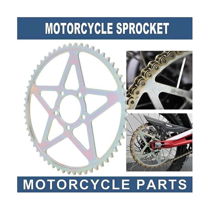 58t Motorcycle Sprocket Sprocket Teeth Disc for Sur-ron Surron Light Bee S X Light Bee Electric Off