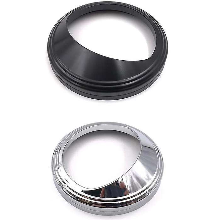 5inch Speedometer Speedo Trim Ring Visors for Harley Heritage Silver