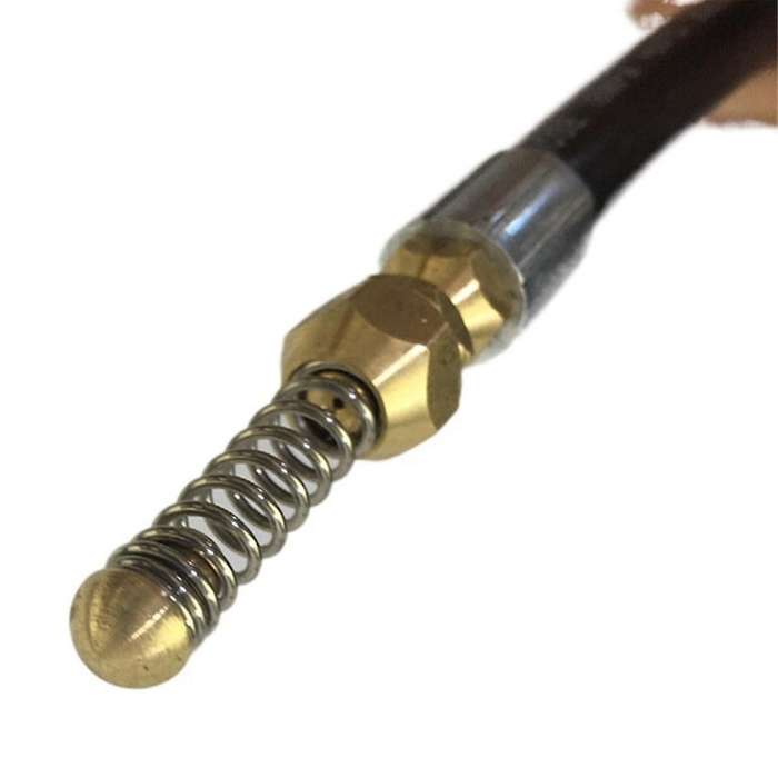 5Pcs 1/8 Internal Thread Pressure Washer Pipe Nozzles,Sewer Drain Pipe Spring Ejectors,Cleaning Vibr