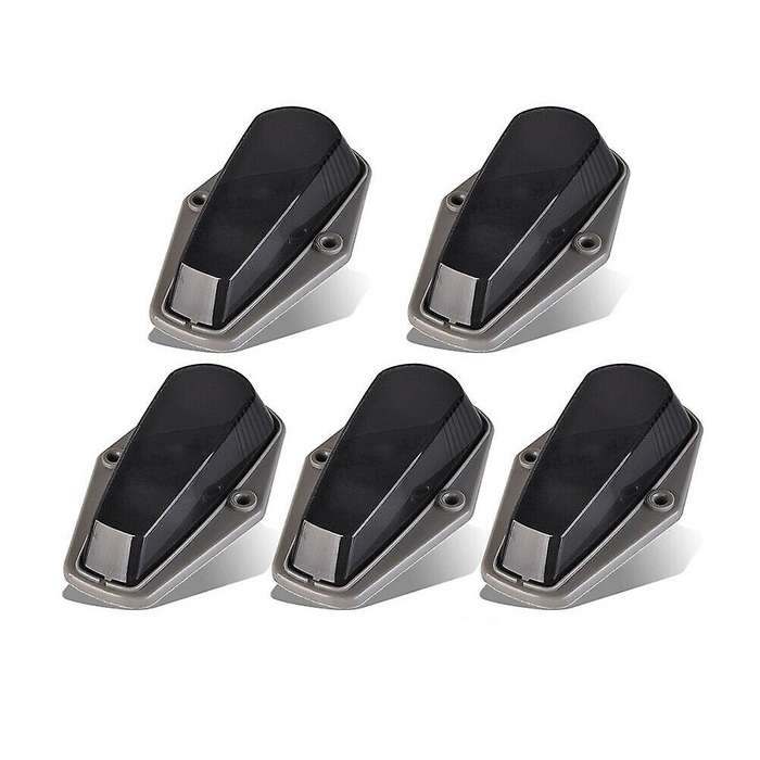 5Packs Cab Marker Light Smoke Lens LED Cab Roof Running Lights W/Wiring Pack for 1973-1997 Pickup