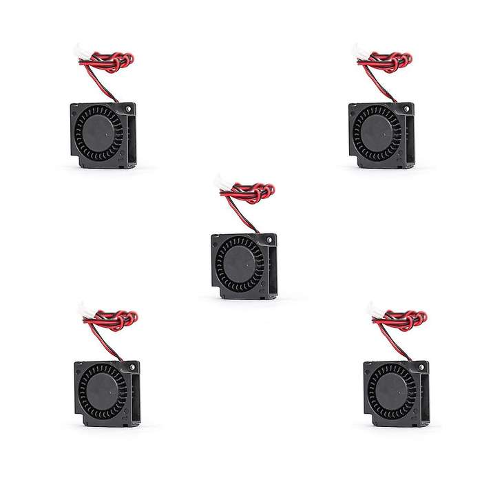 5pcs 30mm 24v Blower 3010 Cooling Fan Brushless 2pin 30 X 30 X 10mm for 3d Printer