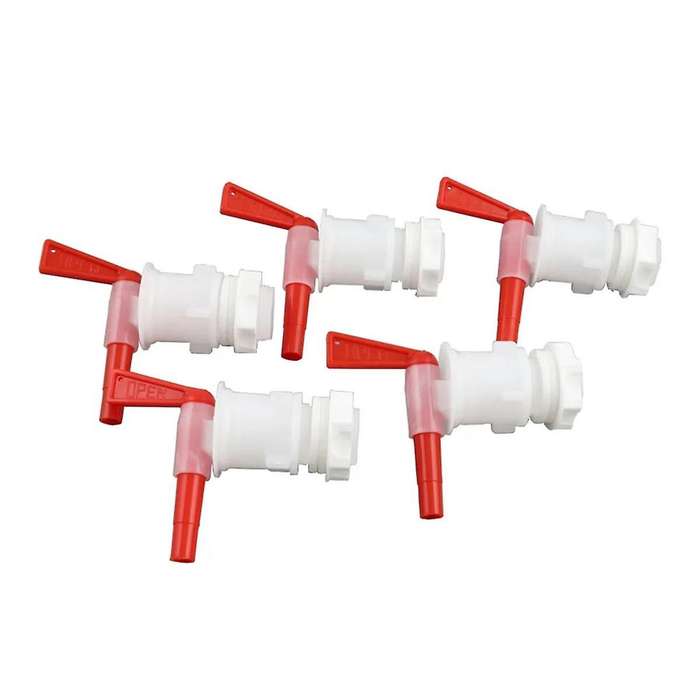 5PCS Bottling Plastic Faucet Beer Brewing Barrel Replacement Faucet Fermenter Beer Barrel Filling Fa