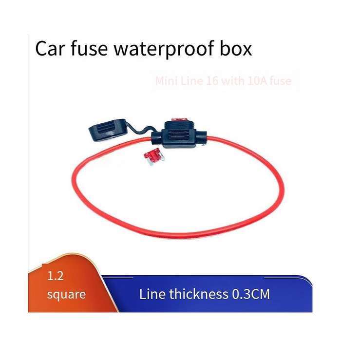 5pcs Car Mini Blade Fuse Holder Splashproof Box 12v 30a with Fuse Blade Breakout Switch Socket Car