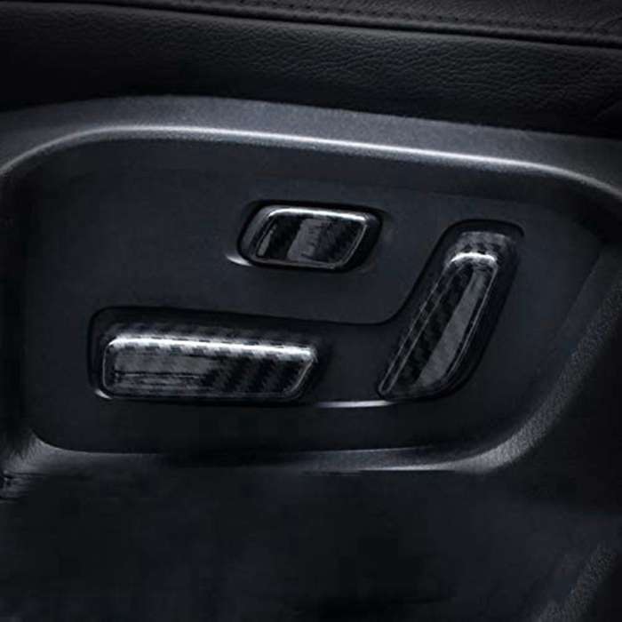 5PCS Car Seat Switch Cover Adjustment Interior Switch Knob Button Cover Trims for -5 CX5 2017-2020