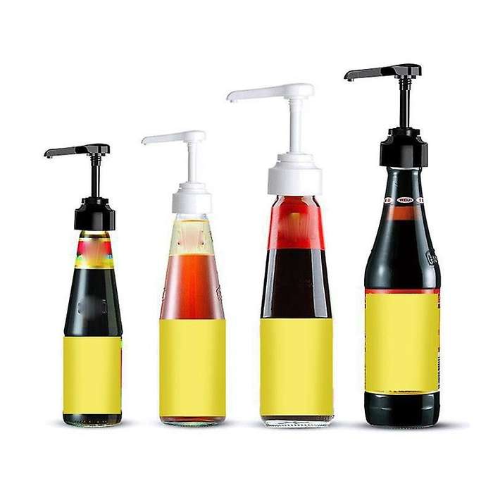 5pcs Coffee Liquid Dispenser Syrup Pump for Syrup Juice Bottle Black