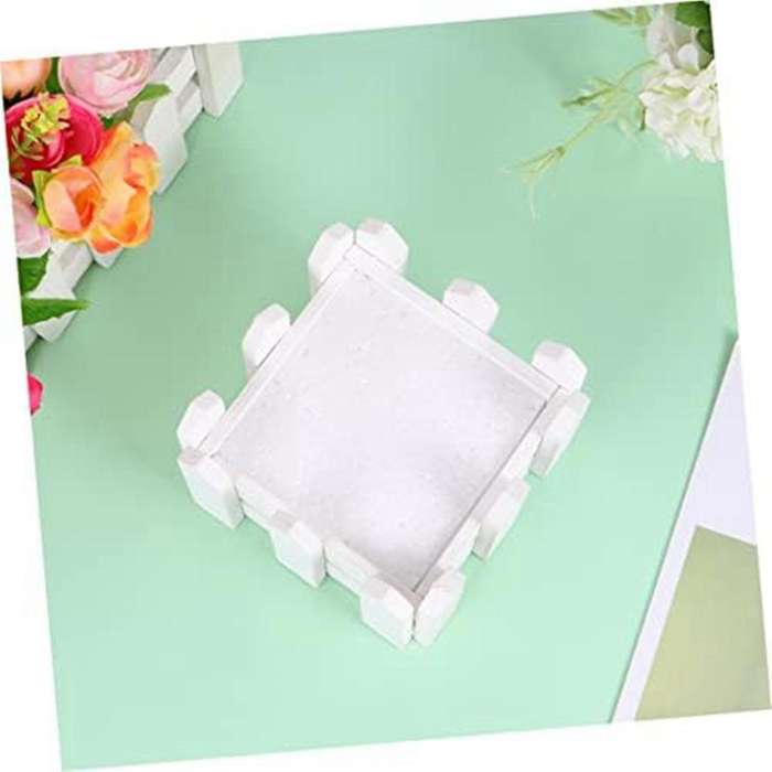 5pcs Containers Mini Pots Mini Plastic Containers White Planters Tiny Plant Holder Floral Arrangemen