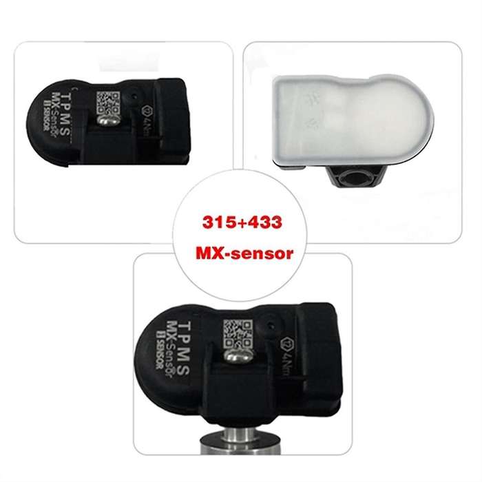 5Pcs Programmable MX Sensor 315MHZ+433MHz 2 in 1 Tire Pressure Sensor Monitor System Universal Edita