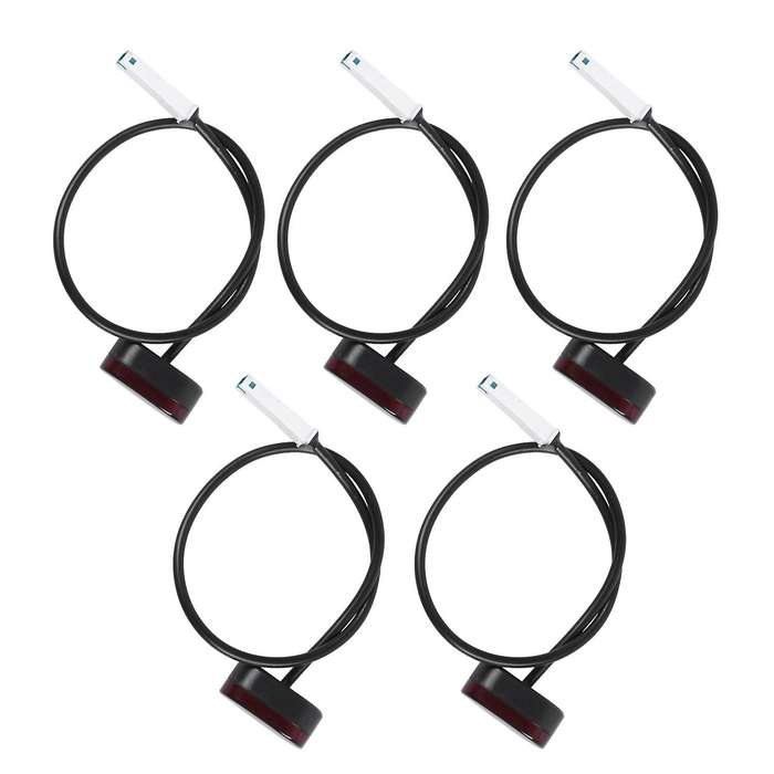 5pcs Rear Tail Lamp Stoplight Brake Lights with Line for Mijia M365 M187 Electric Scooter
