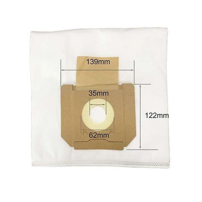 5Pcs Reusable Dust Bag Vacuum Cleaner Spare Parts Accessories