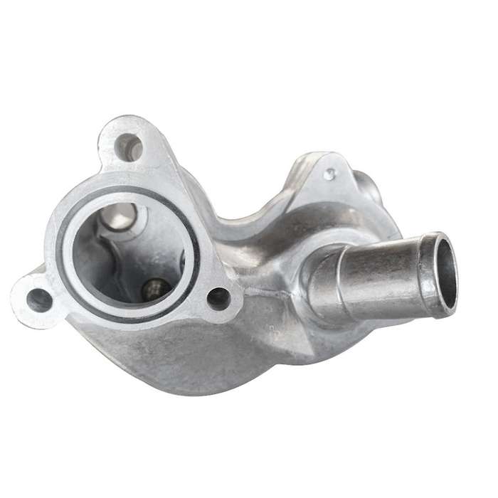 5R3E-8A586-CB Aluminum Thermostat Housing Assembly with Dual Sensors for 4.0L NA 2005-2010