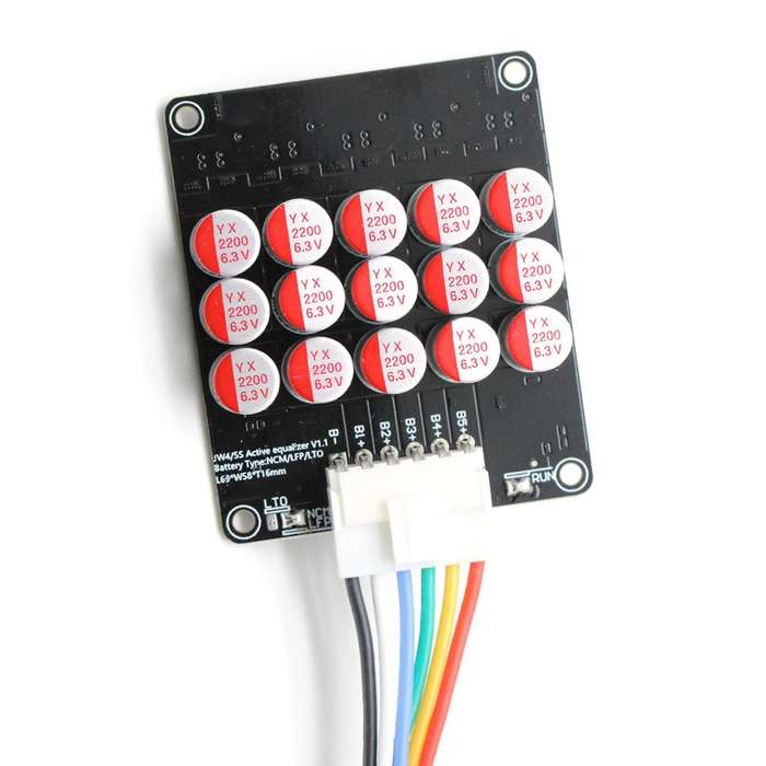 5s Active Equalizer Balancer Lifepo4 / / Lto Battery Energy Equalization Capacitor Bms Board