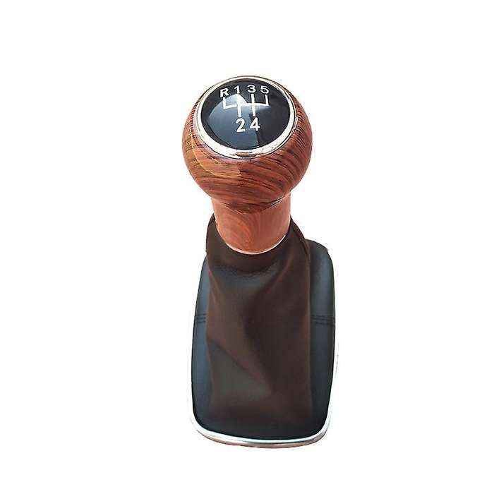 5-Speed Manual Leather Gear Shift Knob Shifter Lever Gaiter Boot for  Golf MK4