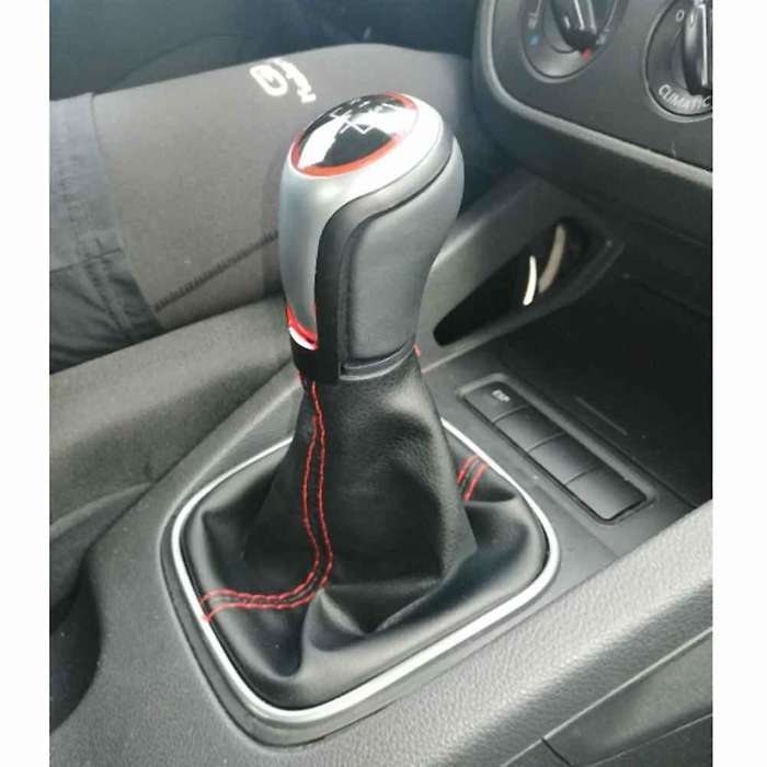 5-Speed Manual Gear Shift Knob Shifter Lever Gaiter Boot for Golf 5 6 Mk5