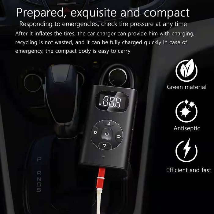5V 150PSI Car Tire Pump USB Charging Mini Digital Air Pump Tire Inflator Portable Air Compressor for