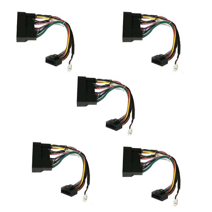 5x Car 16 Pin Android Power Wiring Harness Adaptor for Kia Carens