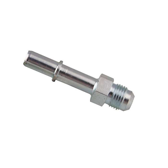 6 an Male to 3/8 Inch Fuel Fitting SAE Push on Quick Disconnect 640940 Silver EFI