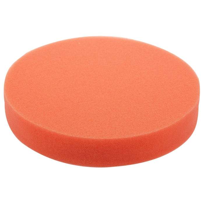 6 Inch 150mm Soft Flat Sponge Buffer Polishing Pad Kit for Auto Car Polisher Color:orange