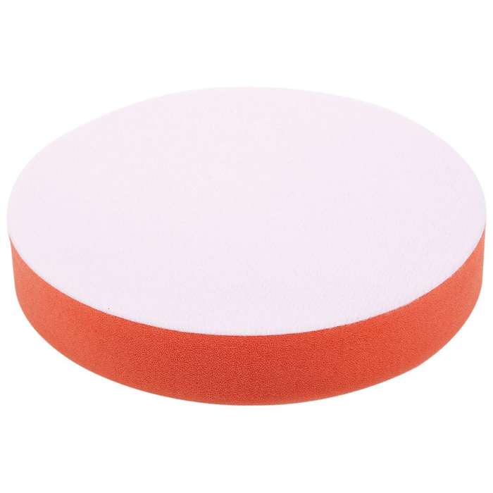 6 Inch 150mm Soft Flat Sponge Buffer Polishing Pad Kit for Auto Car Polisher Color:orange