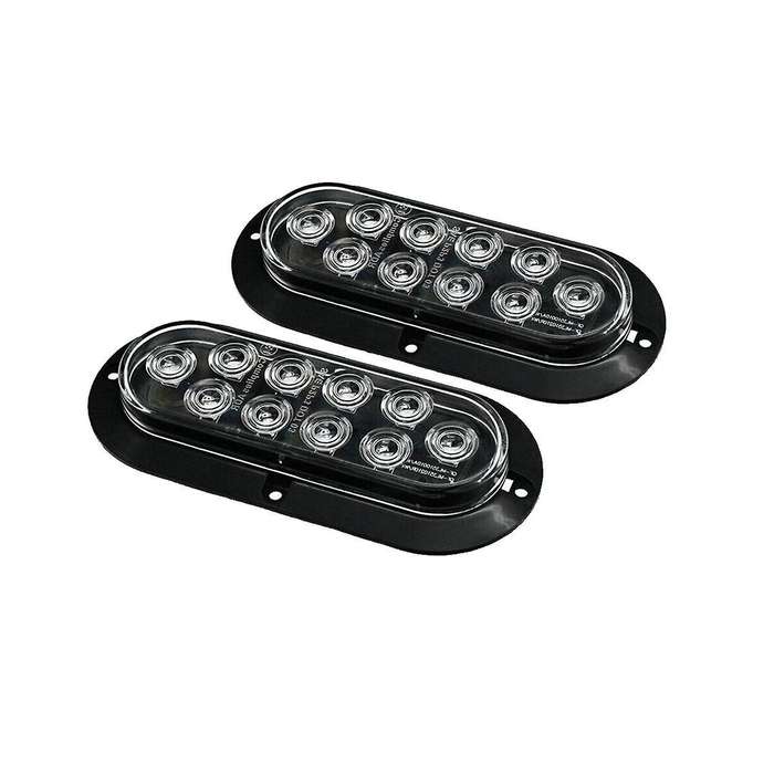 6 Inch Led Set Edge Light Tail Light Turn Signal Light Brake Light Car Accessories As Shown