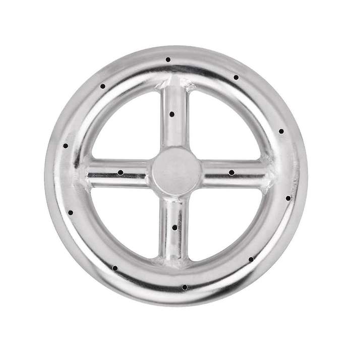 6 Inch Round Fire Pit Burner Ring for Natural Gas & Propane Fire Pit Fireplace Fire Pit Burner For