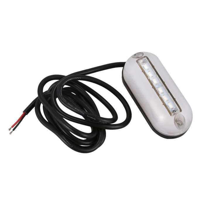 6 Led Underwater Fishing Light 12V Boat Night Light Water Landscape Lighting for Marine Boat