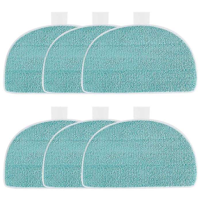 6 Pack Mop Pads for Clean Tenso Power 2.0 Steam Cleaner,Microfiber Steam Mop Replacement, Steam Broo
