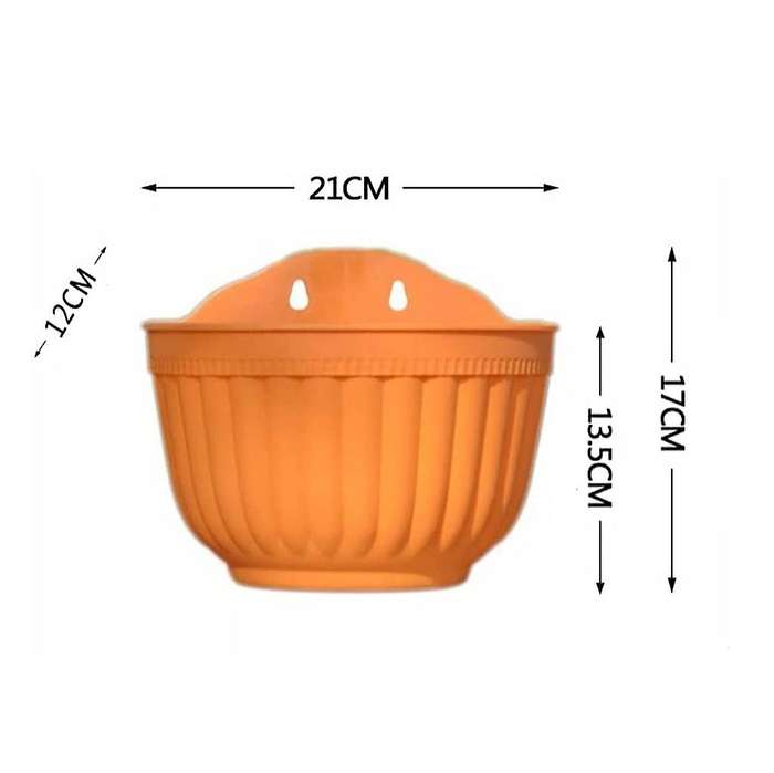 6 Pack Wall Hanging Planter Pots Vertical Garden Window Hang Box Container for Plants Flowers Herbs