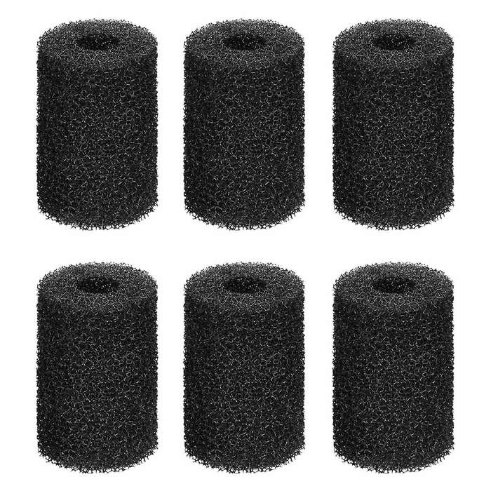 6 Pack Tail Scrubbers Sweep Hose Tail Scrubber Replacement for Sweep Pool Cleaner Parts