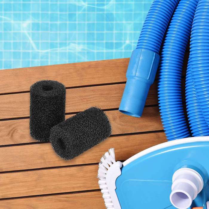 6 Pack Tail Scrubbers Sweep Hose Tail Scrubber Replacement for Sweep Pool Cleaner Parts