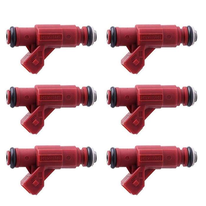 6 Pcs Fuel Injector Nozzle for Explorer 4.0l V6 2002 2003 2004 0280156028