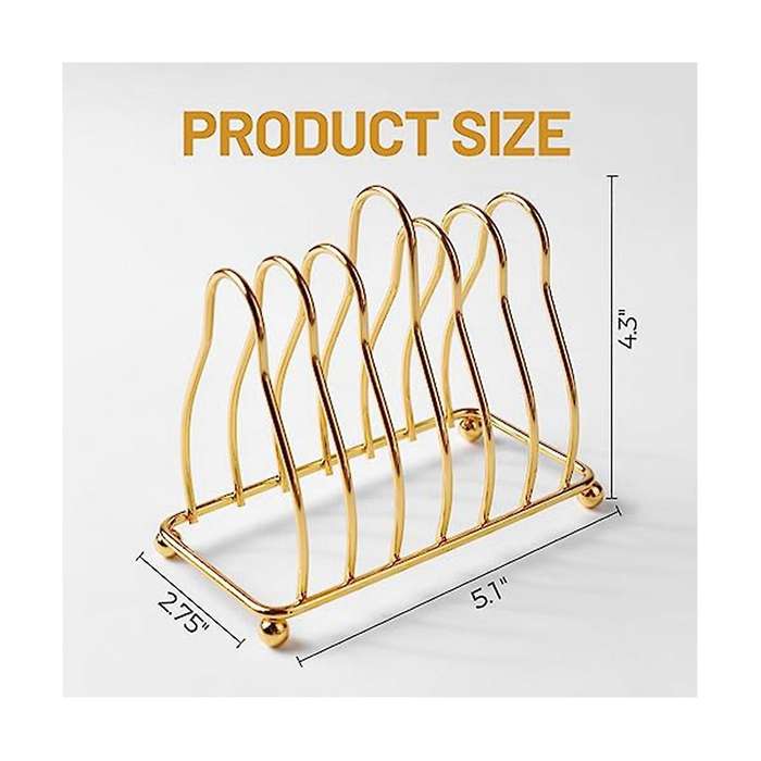 6 Pcs Gold Foil Acrylic Coasters with Holder,coaster Set for Tabletop Protection Bar Home Kitchen De