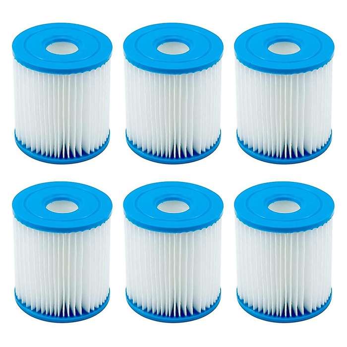 6 Pcs Pool Filter Cartridges Type H Replacement Swimming Pool Filter for H,330 ,29007E Hot Tub Filte