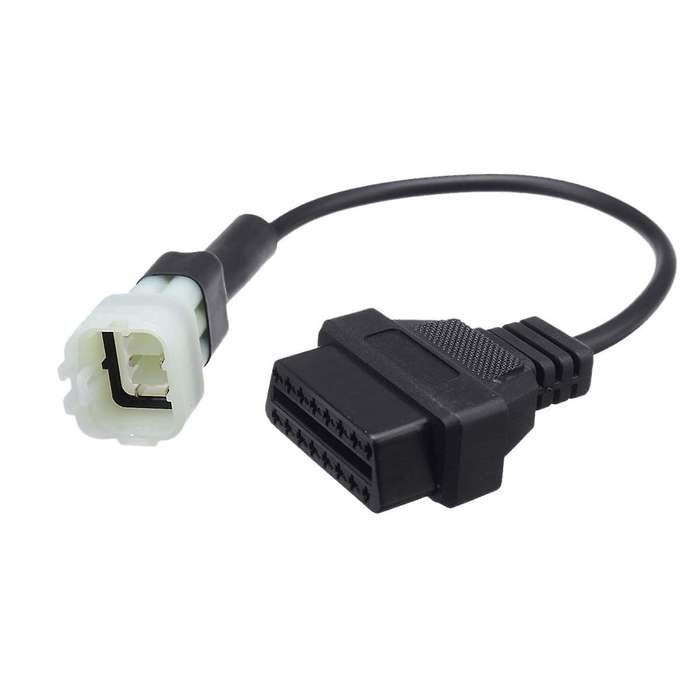 6 Pin to Obd 16 Pin Adapter Obd2 Fault Diagnostic Cable for Ktm Duke Rc 2011 - 2017 Motorcycles