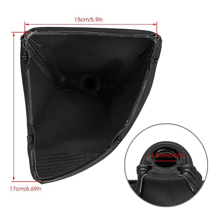 6 Speed Manual Shift Knob Shifter Lever Boot Cover for  1 Series E81 E87 E87Lci E88 E82