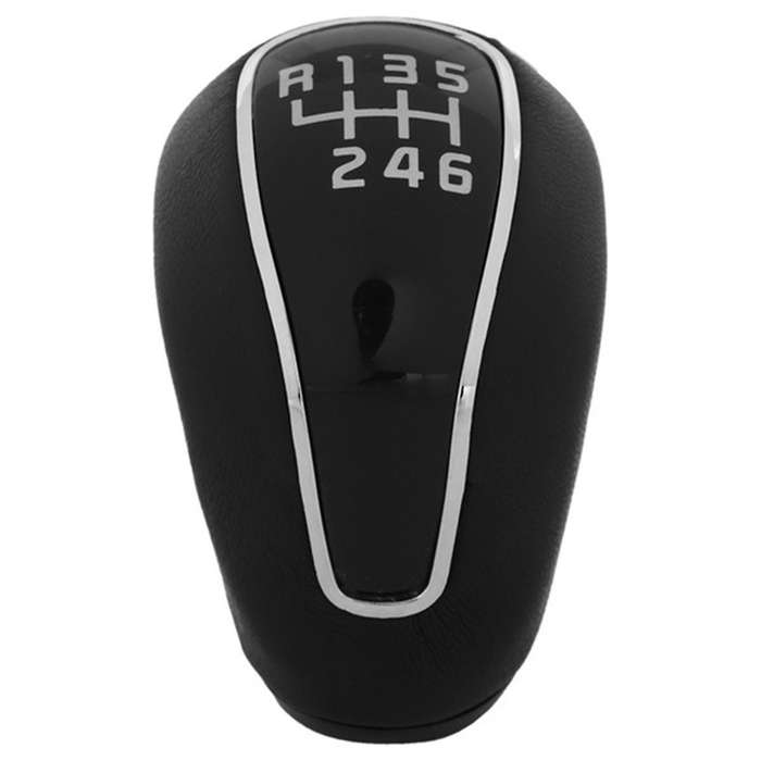 6 Speed Pu Leather Car Mt Gear Shift Knob Lever Stick Shifter Knob for Forte Cerato 2012-2016 43711