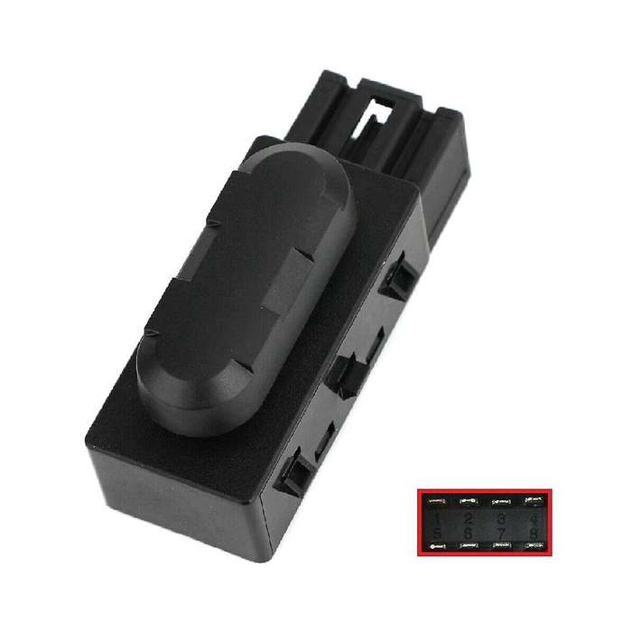 6 Way Power Seat Switch for F250 F350 F450 F550 Super Duty 2009-2014 9L3Z14A701A 5F9Z14A701AA