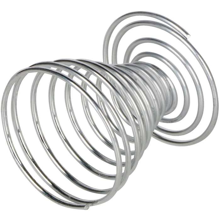 6 X Egg Cups Made Of Stainless Steel Wire Spiral Spring Egg Holder Makeup Sponge Clothes Rack Egg T
