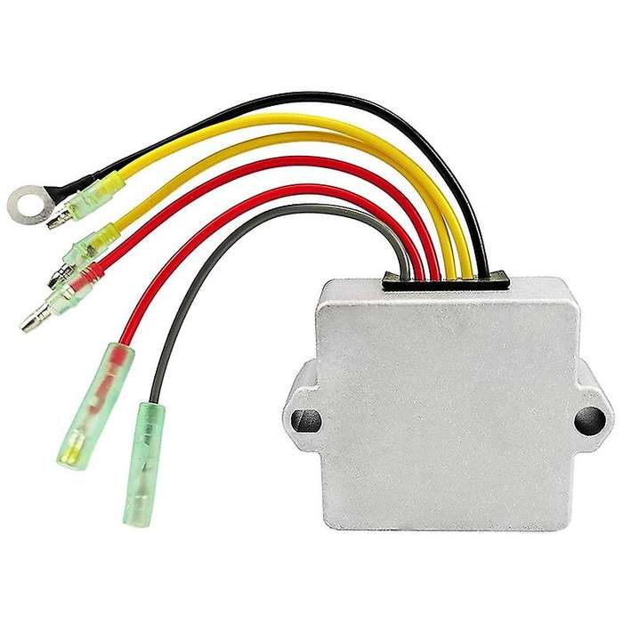 6 WIRE Voltage Regulator Rectifier 12 Volt for Mercury Mariner Outboard, Replace 830179, 830179-2,83