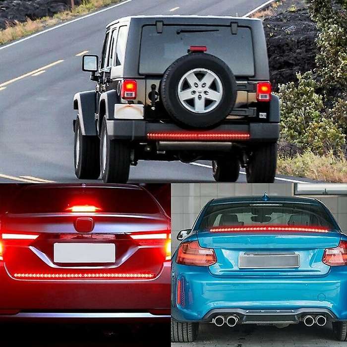 60 Inch 150CM Car LED Light Bar Truck Trunk Brake Light Pickup Red LED Flow Yellow Turn Signal Light