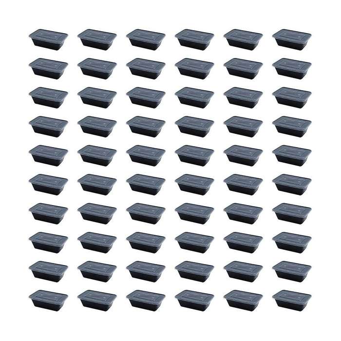 60 Pack Food Storage Containers with Lids Also Disposable Plastic Food Containers Containers Stacka