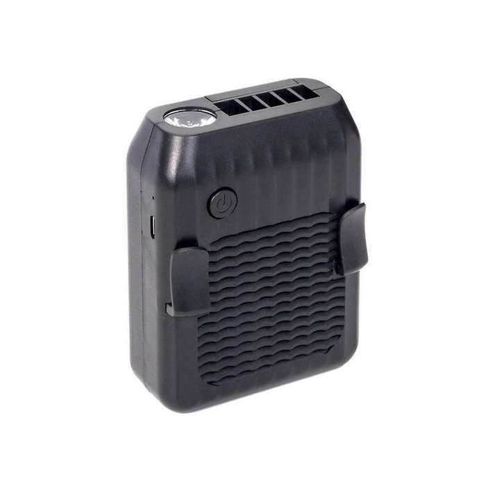 6000mah Hanging Neck Fan Mini Cooler Usb Mobile Charging Bank Ventilador Waist Hanging Fan with Str