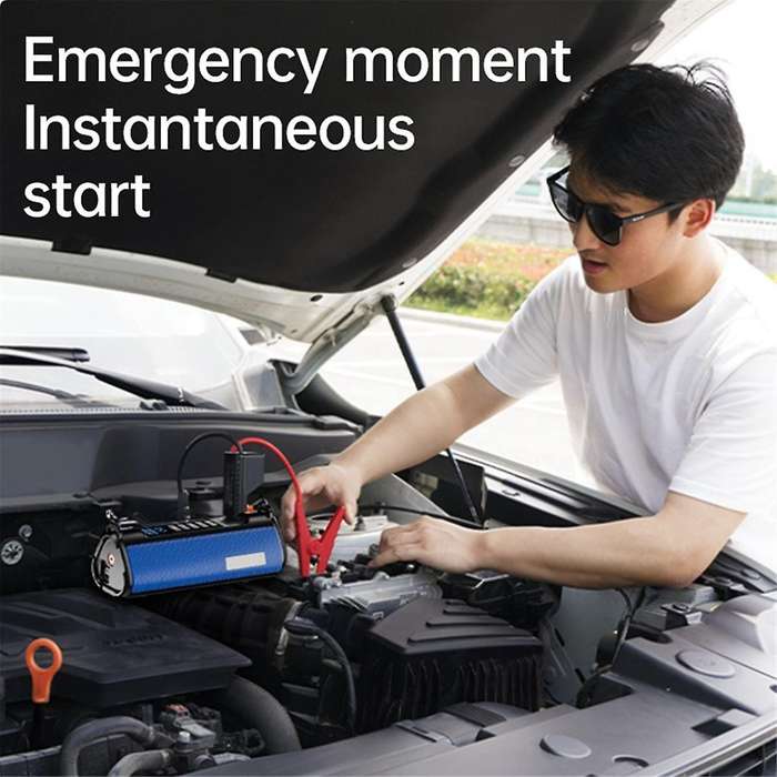 6000mah Portable Tire Inflator Car Emergency Power Outdoor Multifunctional Motorcycles Pickup Truck