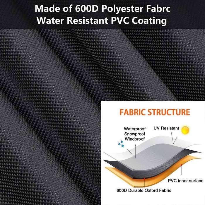 600D Winch Dust-Proof Cover 5000LB-13000LB Pound Capacity Winch Cover