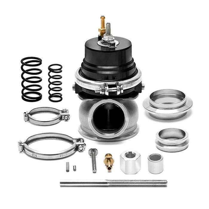 60mm Wastegate Turbo External Kit with V-Band Flange and Clamp Universal Turbo External Waste Gate f