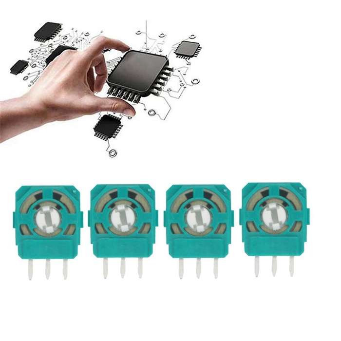 60PCS Joystick Potentiometers Sensor Module Kit for Controllers 3D Thumbstick Axis Resistors Repair