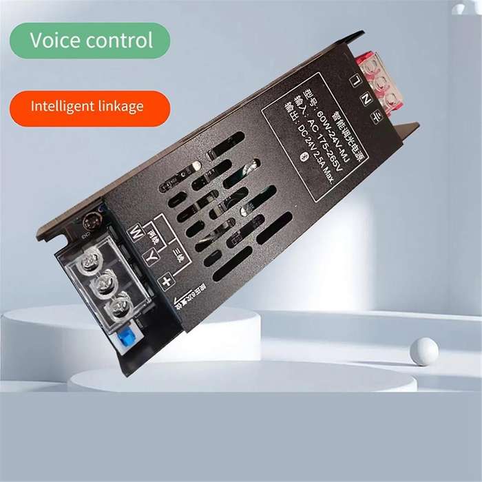 60W LED Strip Controller DC24V Lighting Transformer Intelligent Dimming Power Supply with Bluetooth