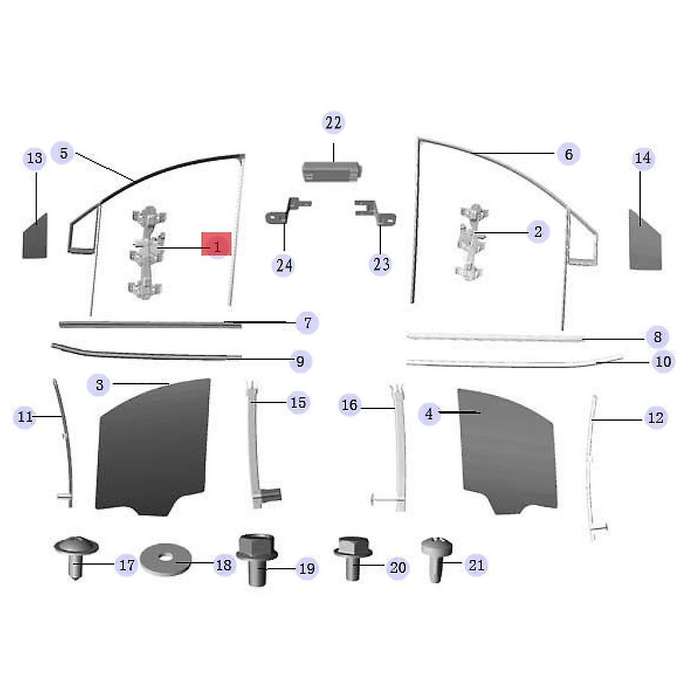 6104310u2261 Car Window Anti Pinch Computer for T50